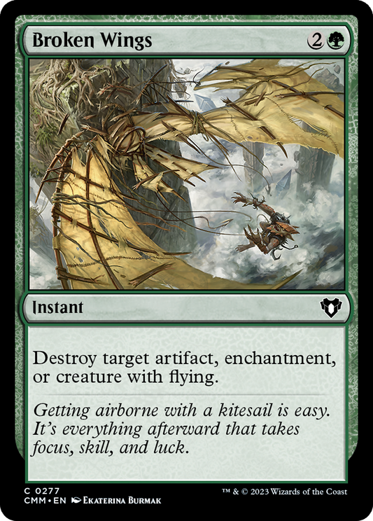 Broken Wings (277) Foil - Commander Masters