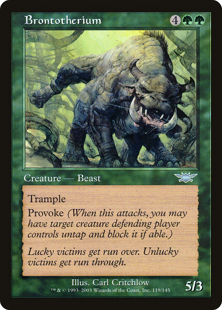 Brontotherium (119) Foil - Legions