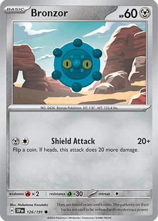 Bronzor (126) Reverse Holofoil - Surging Sparks