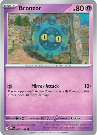 Bronzor (68) Reverse Holofoil - Temporal Forces