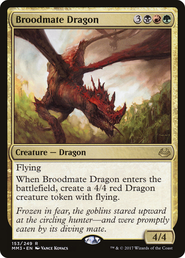 Broodmate Dragon (153) - Modern Masters 2017 Foil