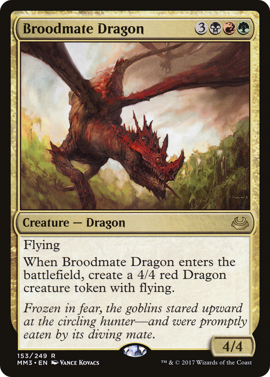 Broodmate Dragon (153) Foil - Modern Masters 2017