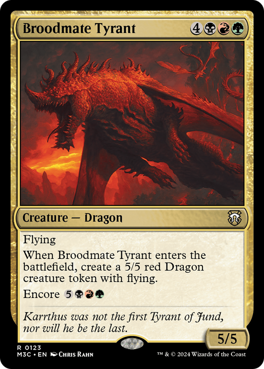Broodmate Tyrant (123) - Commander: Modern Horizons 3