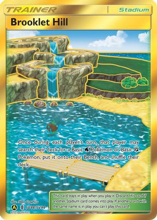 Brooklet Hill (Gold) (SV88) Holofoil - Hidden Fates