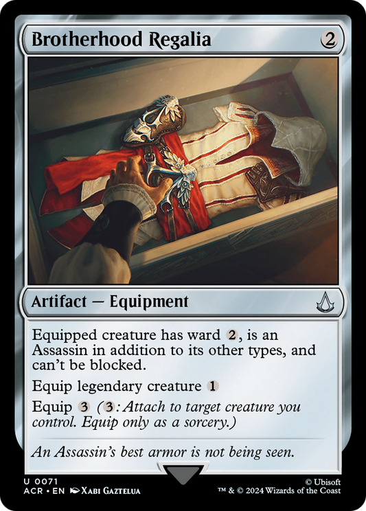 Brotherhood Regalia (071) Foil - Assassin's Creed