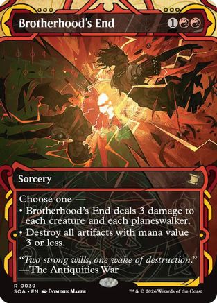 Brotherhood's End (039) Foil - Secrets of Strixhaven: Mystical Archive