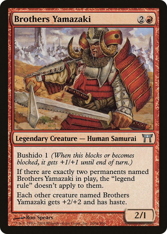 Brothers Yamazaki (160a) - Champions of Kamigawa