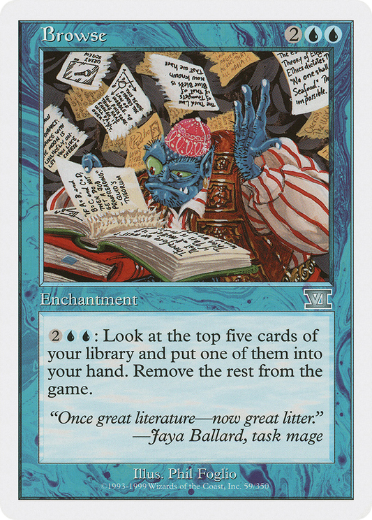 Browse (059) - Classic Sixth Edition