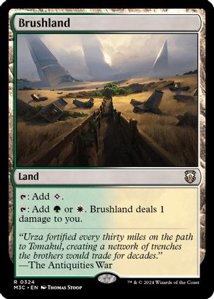 Brushland (324) Ripple Foil - Commander: Modern Horizons 3