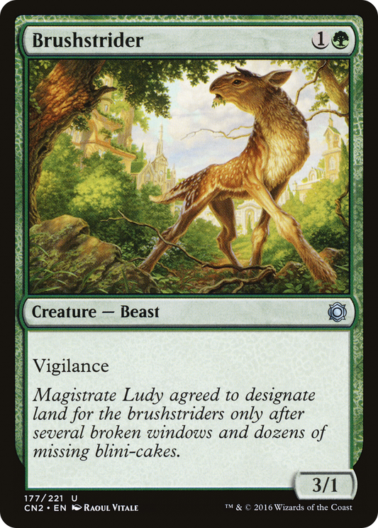 Brushstrider (177) Foil - Conspiracy: Take the Crown