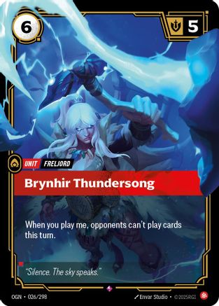 Brynhir Thundersong (026) Foil - Origins