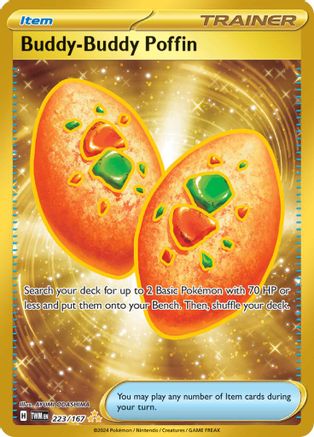 Buddy-Buddy Poffin (Gold) (223) Holofoil - Twilight Masquerade
