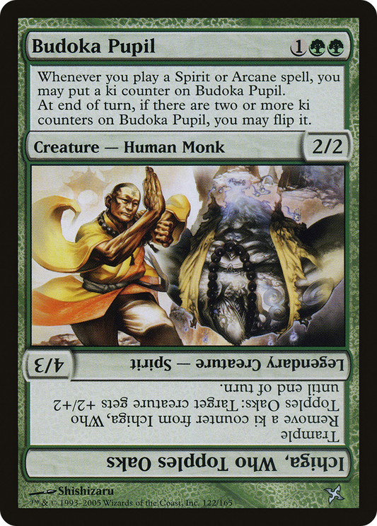 Budoka Pupil // Ichiga, Who Topples Oaks (122) - Betrayers of Kamigawa