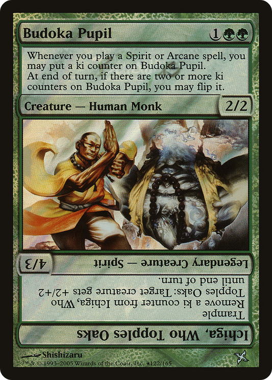Budoka Pupil // Ichiga, Who Topples Oaks (Promo) (122) Foil - Betrayers of Kamigawa