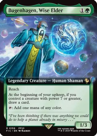 Bugenhagen, Wise Elder (Extended Art) (159) - Commander: FINAL FANTASY