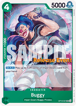 Buggy (OP16-031) Release Event Cards