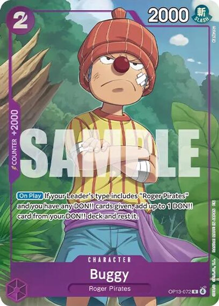 Buggy (Premium Card Collection -Best Selection Vol. 6-) (OP13-072) Foil