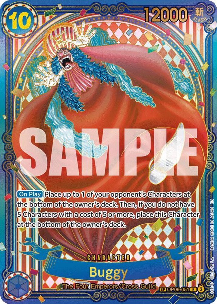 Buggy (SP) (Gold) (OP09-051) Foil