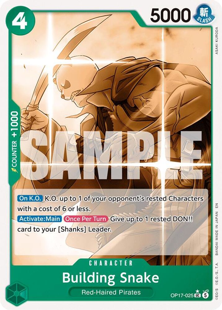 Building Snake (Pandaman Art) (OP17-025)