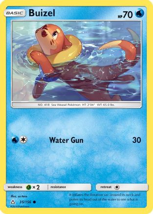 Buizel (35) Reverse Holofoil - Ultra Prism