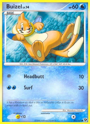 Buizel (61) - Great Encounters
