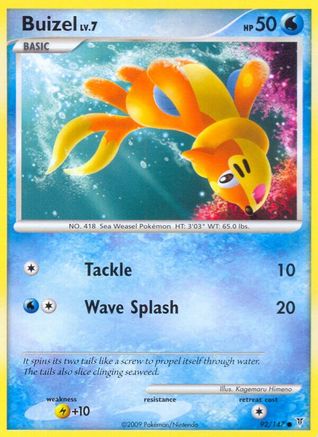 Buizel (92) Reverse Holofoil - Supreme Victors