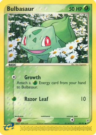 Bulbasaur (39) Reverse Holofoil - Team Magma vs Team Aqua