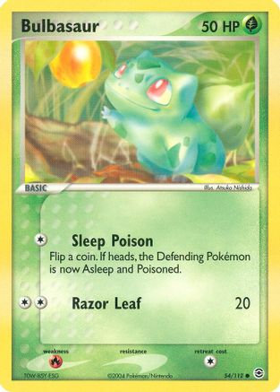 Bulbasaur (54) Reverse Holofoil - FireRed & LeafGreen