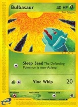 Bulbasaur (95) Reverse Holofoil - Expedition