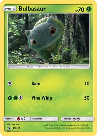Bulbasaur (In-Store Event Promo) (SM198) Holofoil - Black Star Promos
