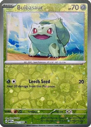 Bulbasaur (Reverse Cosmos Holo) (Costco Exclusive) (1) Reverse Holofoil - Miscellaneous Cards & Products