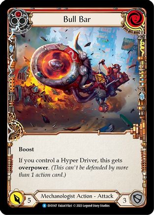 Bull Bar (Red) (EVO147) Rainbow Foil - Bright Lights