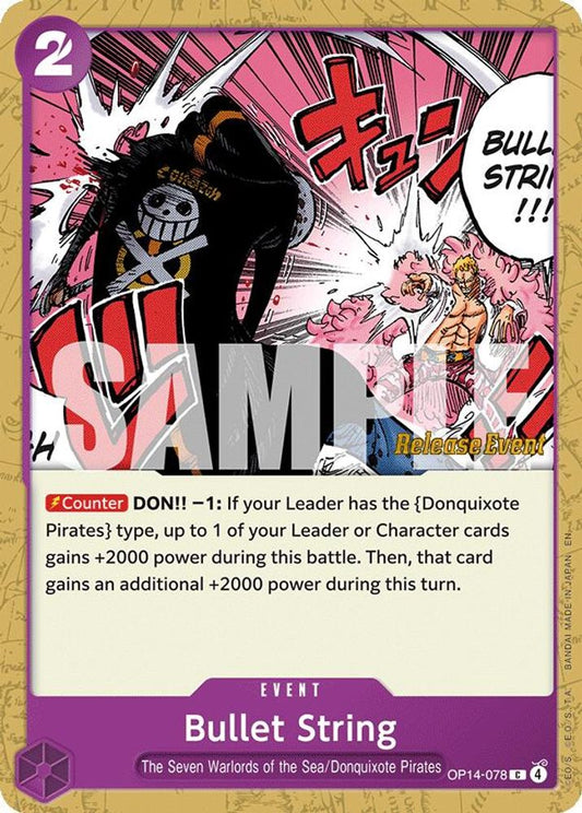 Bullet String (OP14-078) Release Event Cards