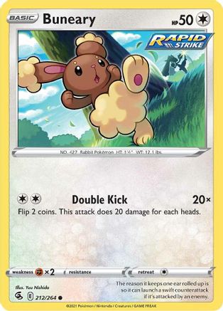 Buneary (212) - Fusion Strike