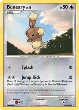 Buneary (73) Reverse Holofoil - Diamond & Pearl