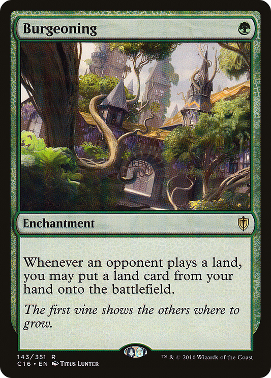 Burgeoning (143) - Commander 2016