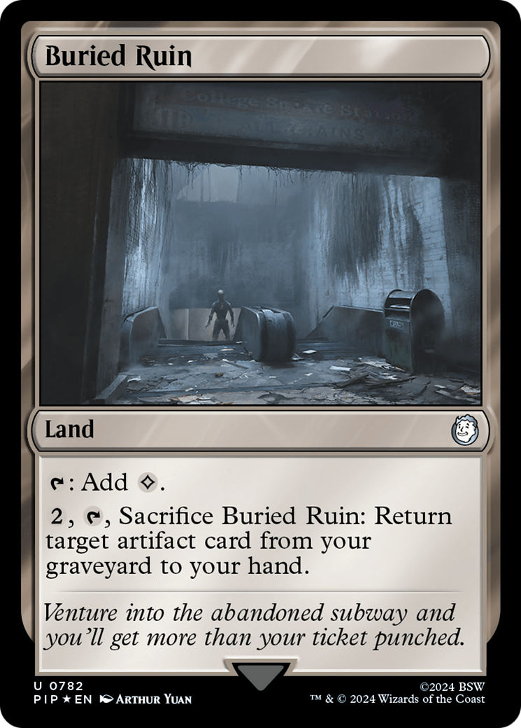 Buried Ruin (782) Surge Foil - Fallout
