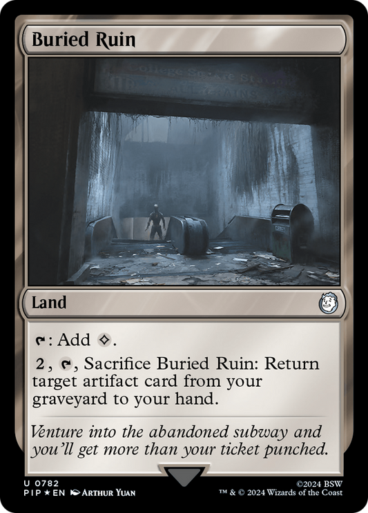 Buried Ruin (782) Surge Foil - Fallout