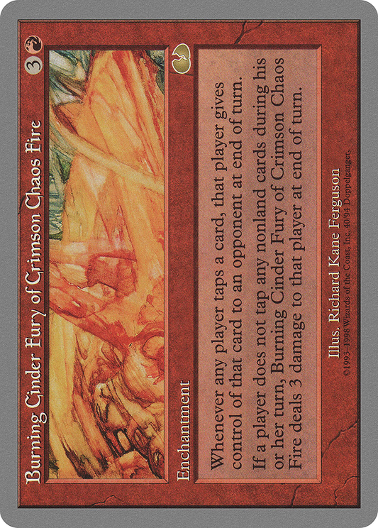 Burning Cinder Fury of Crimson Chaos Fire (040) - Unglued