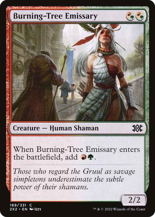 Burning-Tree Emissary (189) - Double Masters 2022