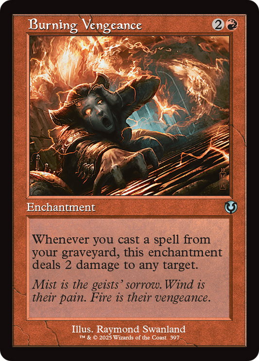 Burning Vengeance (Retro) (397) Foil - Innistrad Remastered