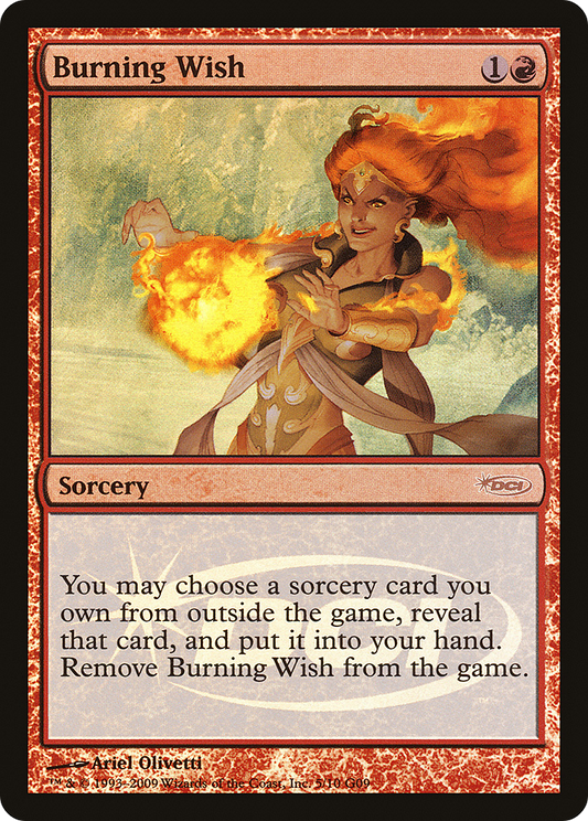 Burning Wish (005) Foil - Judge Gift Cards 2009