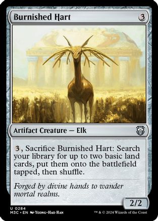 Burnished Hart (284) Ripple Foil - Commander: Modern Horizons 3