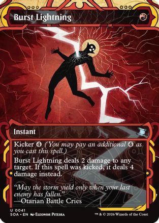 Burst Lightning (041) Foil - Secrets of Strixhaven: Mystical Archive