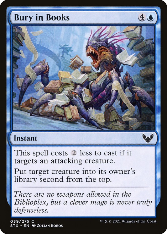 Bury in Books (039) - Strixhaven: School of Mages Foil