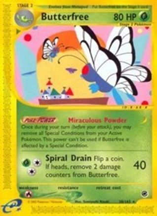 Butterfree (38) Reverse Holofoil - Expedition