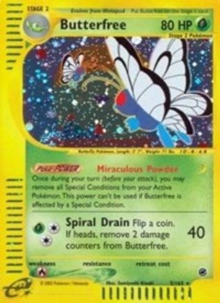 Butterfree (5) Reverse Holofoil - Expedition