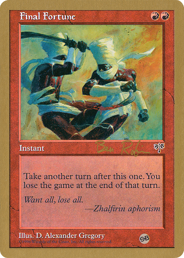 Final Fortune (Retro) (br174sb) - World Championship Decks 1998