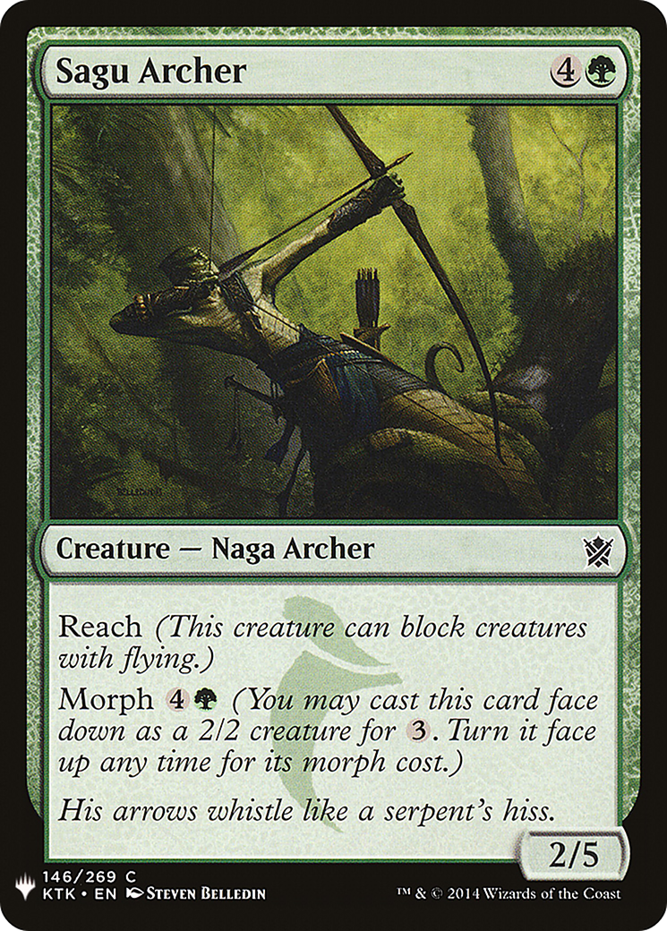 Sagu Archer (KTK-146) - The List