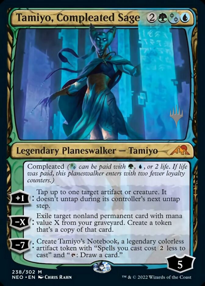 Tamiyo, Compleated Sage (Promo Pack) [Kamigawa: Neon Dynasty Promos] | Silver Goblin